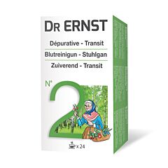 Dr Ernst N°2 Tisane Dépurative - Transit 24 Infusions