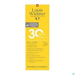 Louis Widmer All Day 30 Zonder Parfum 100ml
