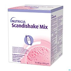 Nutricia Scandishake Mix Fraise 6 Sachets x 85g