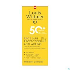 Louis Widmer Sun Protection Face 50+ Zonder Parfum 50 ml 