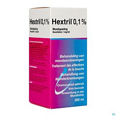 Hextril 0,1% Sol Bain Bouche 200ml