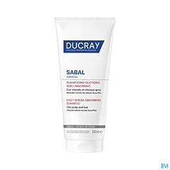 Ducray Sabal Argeal Shampooing Sébo-Absorbant Quotidien - 200ml