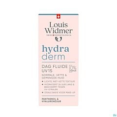 Louis  Widmer Hydraderm Dag Fluide Uv 15 Zonder Parfum - 50ml
