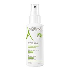 A-Derma Cytelium Uitdrogende Kalmerende Spray, Geïrriteerde huid die gevoelig is voor maceratie  100ml