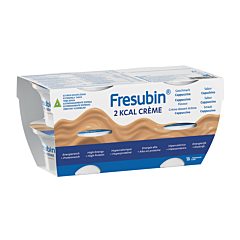 Fresubin 2KCAL Crème - Cappuccino - 4x125g (Attention : durée de conservation courte 01/2026)