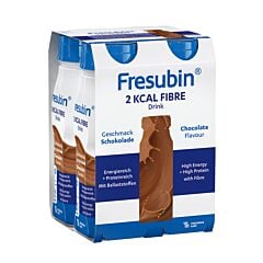 Fresubin 2KCAL Fibre Drink - Chocolat - 4x200ml (Durée de conservation courte 12/2025)