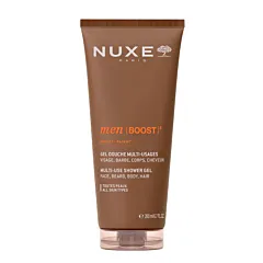 Nuxe Men Boost Gel Douche Multi-Usages Visage, Barbe, Corps, Cheveux