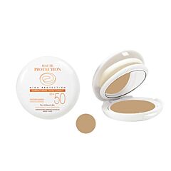 Avène Zon SPF 50 Compact getint sable Hoge zonnebescherming, Make-up intolerante huid 10g