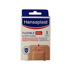 Hansaplast Flexible XXL Pansements Élastiques 6 x 9 cm - 5 pièces