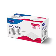 Hartmann Soft-Zellin Alcoholswabs - 60x30mm - 100 Stuks