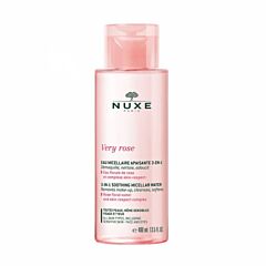 Nuxe Very Rose Eau Micellaire Apaisante 3-en-1 Pompe Inversée 400ml