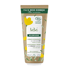 Klorane Bébé Calendula BIO Crème Hydratante, Hydrate & protège, Visage et corps  200ml