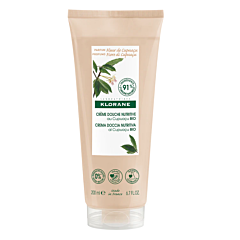 Klorane Cupuaçu BIO Crème de Douche Nutritive à la Fleur de Cupuaçu, Nettoie & Nourrit 200ml
