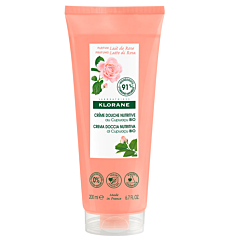 Klorane Cupuaçu BIO Crème de Douche Nutritive au Lait de Rose, Nettoie & Nourrit  200ml