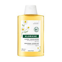 Klorane Camomille Shampooing Reflets blonds, Illumine & adoucit, Cheveux blonds 200ml