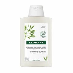 Klorane Avoine Shampooing Extra-doux, Haute tolérance, Tous types de cheveux 200ml