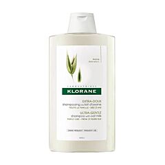 Klorane Avoine Shampooing Extra-doux, Haute tolérance, Tous types de cheveux 400ml