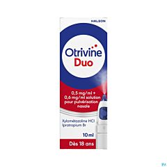 Otrivine Duo Nez Bouché Et Qui Coule - Spray 10ml