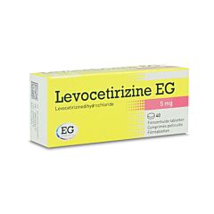 Levocetirizine EG 5mg 40 Comprimés Pelliculés