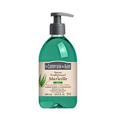 Le Comptoir du Bain Savon Traditionnel de Marseille Aloë Flacon Pompe 500ml