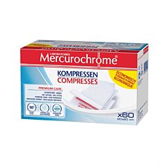 Mercurochrome Kompressen 20cmx20cm 60 Stuks