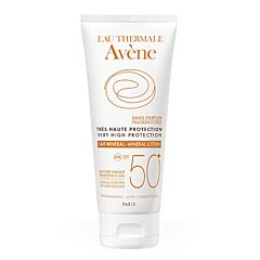 Avène Solaire SPF 50+ Lait minéral Très haute protection, Peau sensible intolérante 100ml