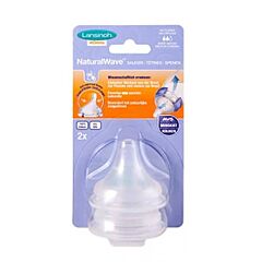 Lansinoh NaturalWave Tétine Débit Moyen 2 Pièces