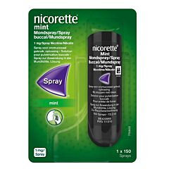 Nicorette Mint 1mg/Spray Nicotine 150 Doses 1 Pièce