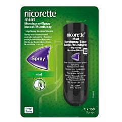 Nicorette Mint Mondspray 150 Sprays 1 Stuk