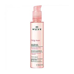 Nuxe Very Rose Huile Délicate Démaquillante Flacon Pompe 150ml