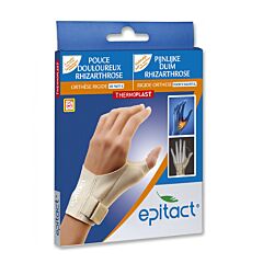 Epitact Orthèse Rigide de Nuit Pouce Douloureux Rhizarthrose Main Gauche Taille L 1 Pièce