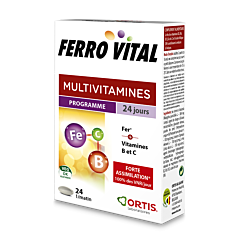 Ortis Ferro Vital 24 Comprimés