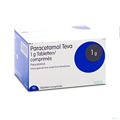 Paracetamol Teva 1g 90 Tabletten