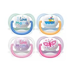 Philips Avent Ultra Air Happy Tétine - 0-6M - 2 Pièces