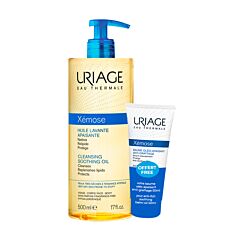 Uriage Xémose Huile Lavante Apaisante Flacon Pompe 500ml + PROMO Baume Oléo-Apaisant Anti-Grattage Tube 50ml GRATUIT