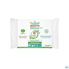 Puressentiel Lingettes Désinfectantes Purifiantes 32 Pièces