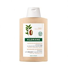 Klorane Cupuaçu BIO Shampooing Réparation, Régénérant & anti-casse, Cheveux très secs, abimés 400ml