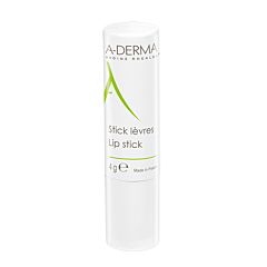A-Derma Indispensables Stick Lèvres au Lait d'Avoine Rhealba, Lèvres fragiles, desséchées 4g