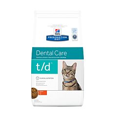 Hill's Prescription Diet Feline Dental Care t/d au Poulet 5kg