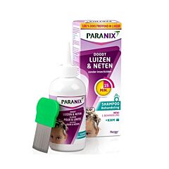 Paranix Behandelingsshampoo Luizen & Neten 200ml + Gratis Kam
