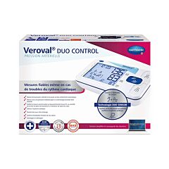Hartmann Veroval Duo Control Tensiomètre de Bras Pression Artérielle Taille M Manchette 22-32cm 1 Pièce