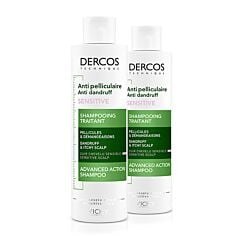 Vichy Dercos Shampooing Anti-Pelliculaire Cuir Chevelu Sensible Duo Pack - 2x200ml
