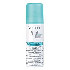 Vichy Déodorant Anti-Transpirant 48h Anti-Traces Jaunes et Blanches Spray 125ml