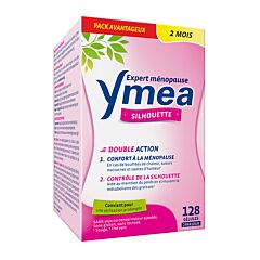 Ymea Silhouette - Ménopause - Bouffées de chaleur & poids sous contrôle - 128 Gélules