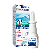 Physiomer Express Neusspray (1 Min)  20ml - Verstopte Neus, Loopneus, Niezen