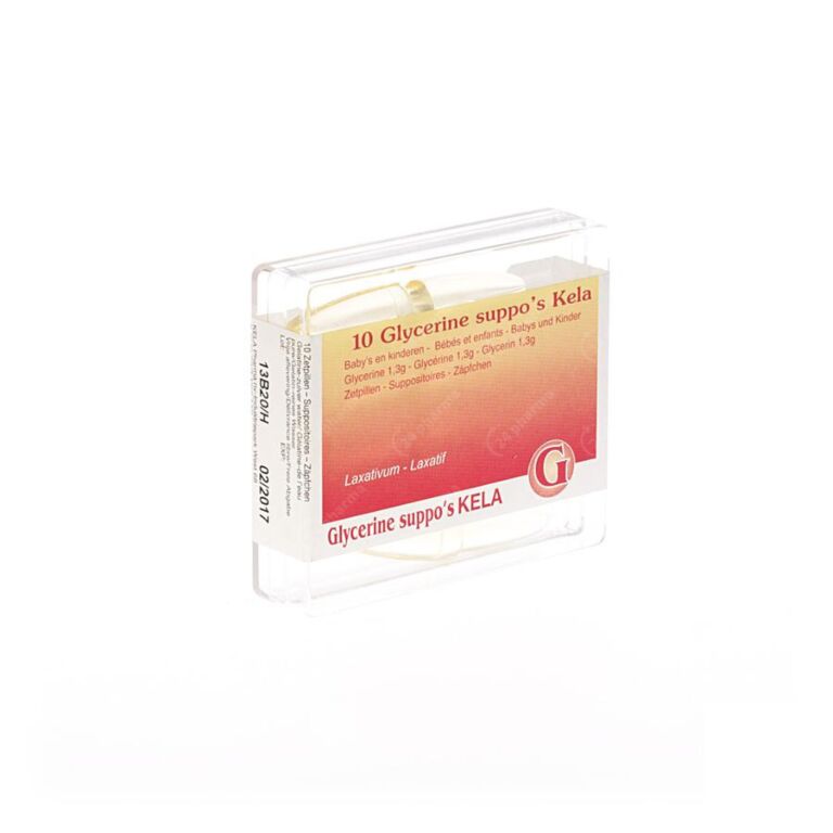 Kela Pharma Glycerine Suppo S Bebes Enfants 10 Suppositoires Acheter Commander En Ligne 24pharma