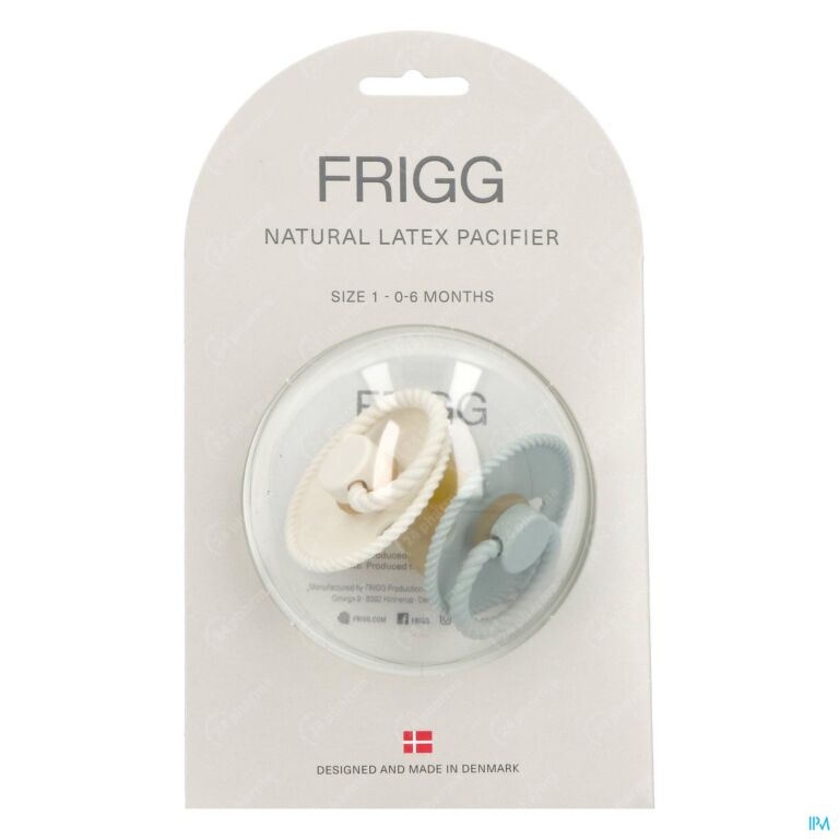 Frigg Rope Tétine Duo - Cream/Sage - 0-6 Mois - Taille 1 - 2 Pièces Acheter  / Commander En Ligne ✓