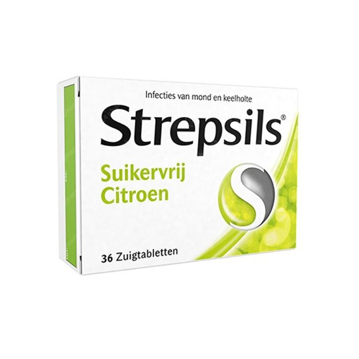 Strepsils Citron Sans Sucre Pastilles