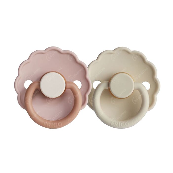 Frigg Daisy Tétine Duo - Biscuit/Cream - 0-6 Mois - Taille 1 - 2 Pièces  Acheter / Commander En Ligne ✓