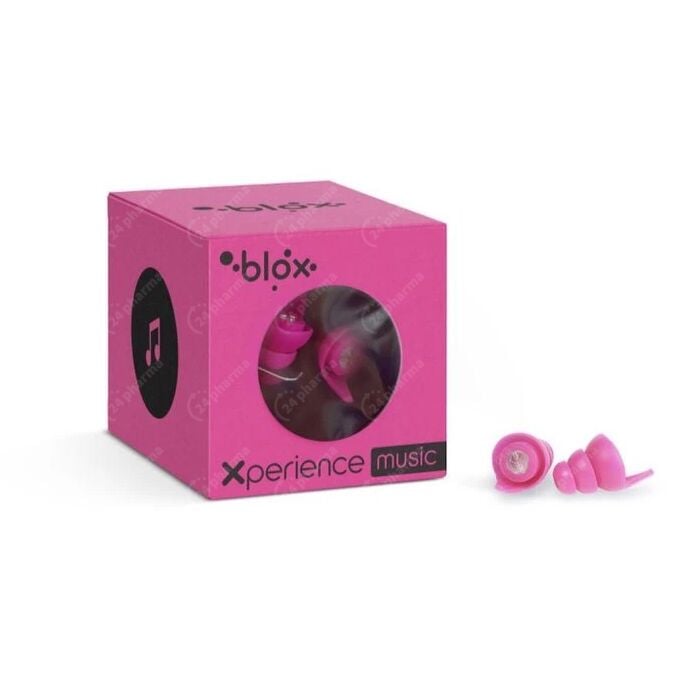 Blox Xperience Music Protections Auditives Concert Rose Fluo 1 paire + Etui  de Rangement en Aluminium Acheter / Commander En Ligne ✓